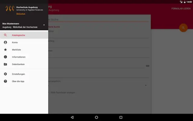 Bibliothek HS Augsburg android App screenshot 9
