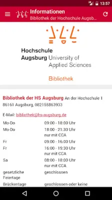 Bibliothek HS Augsburg android App screenshot 10