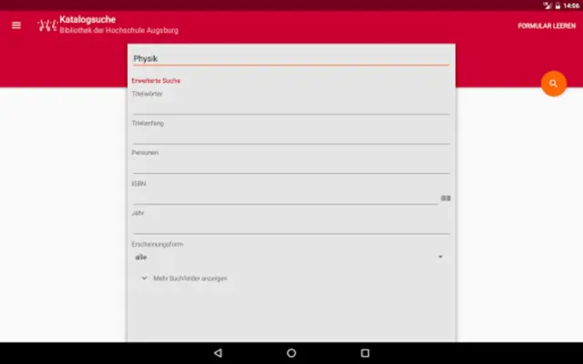 Bibliothek HS Augsburg android App screenshot 8